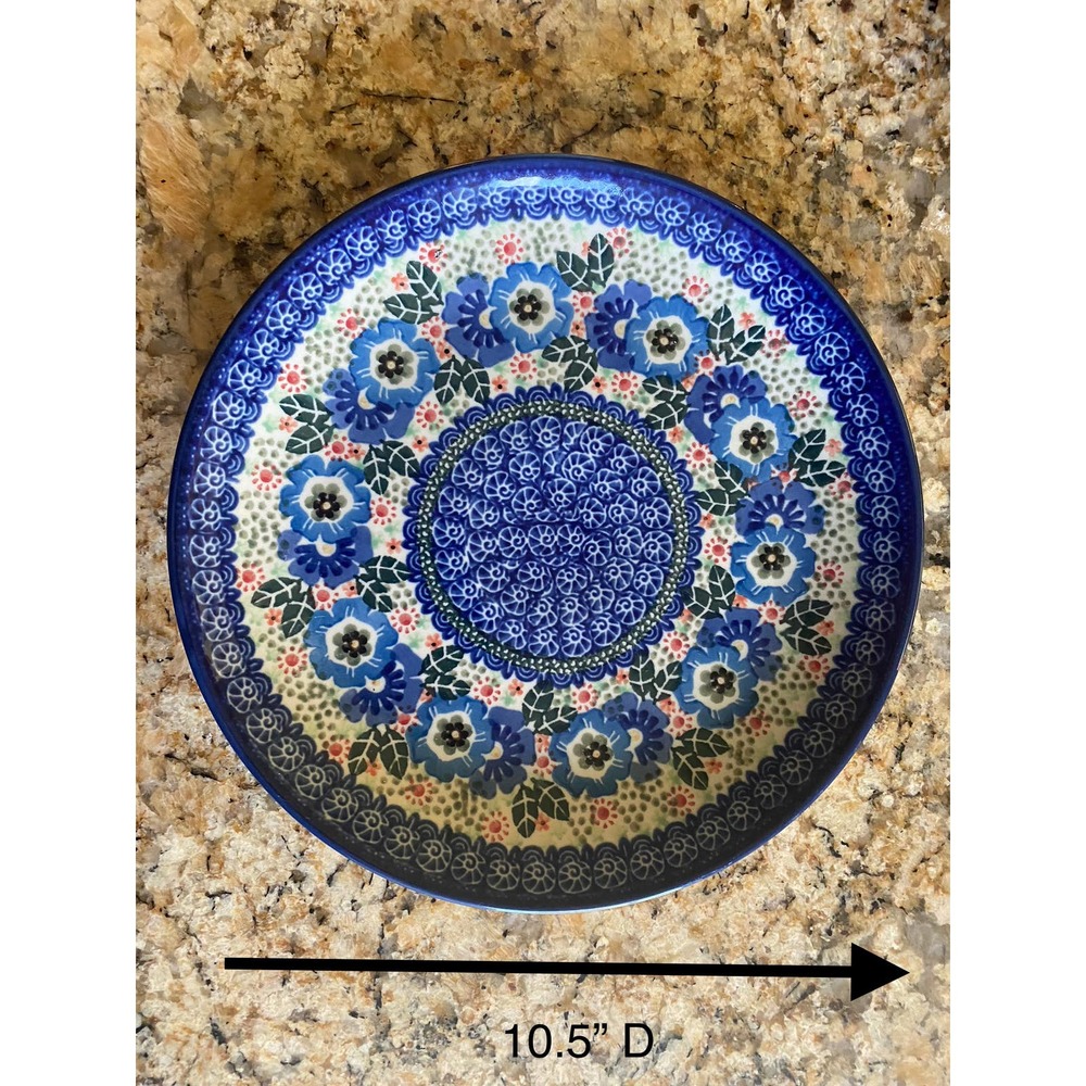 Unikat 10.5” Plate Polish Handmade